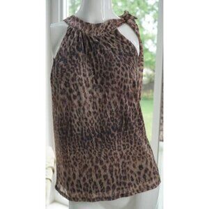 INC International Concepts Cheetah Print Blouse